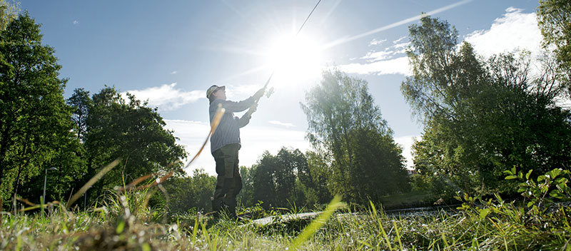 Fishing in the heart of Sweden